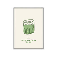 POSTER mit Rahmen Affordable Art Prints - Chilled Green Elixir - Schwarz/Grün, Holz/Papier (50/70cm) - Poster&Frame