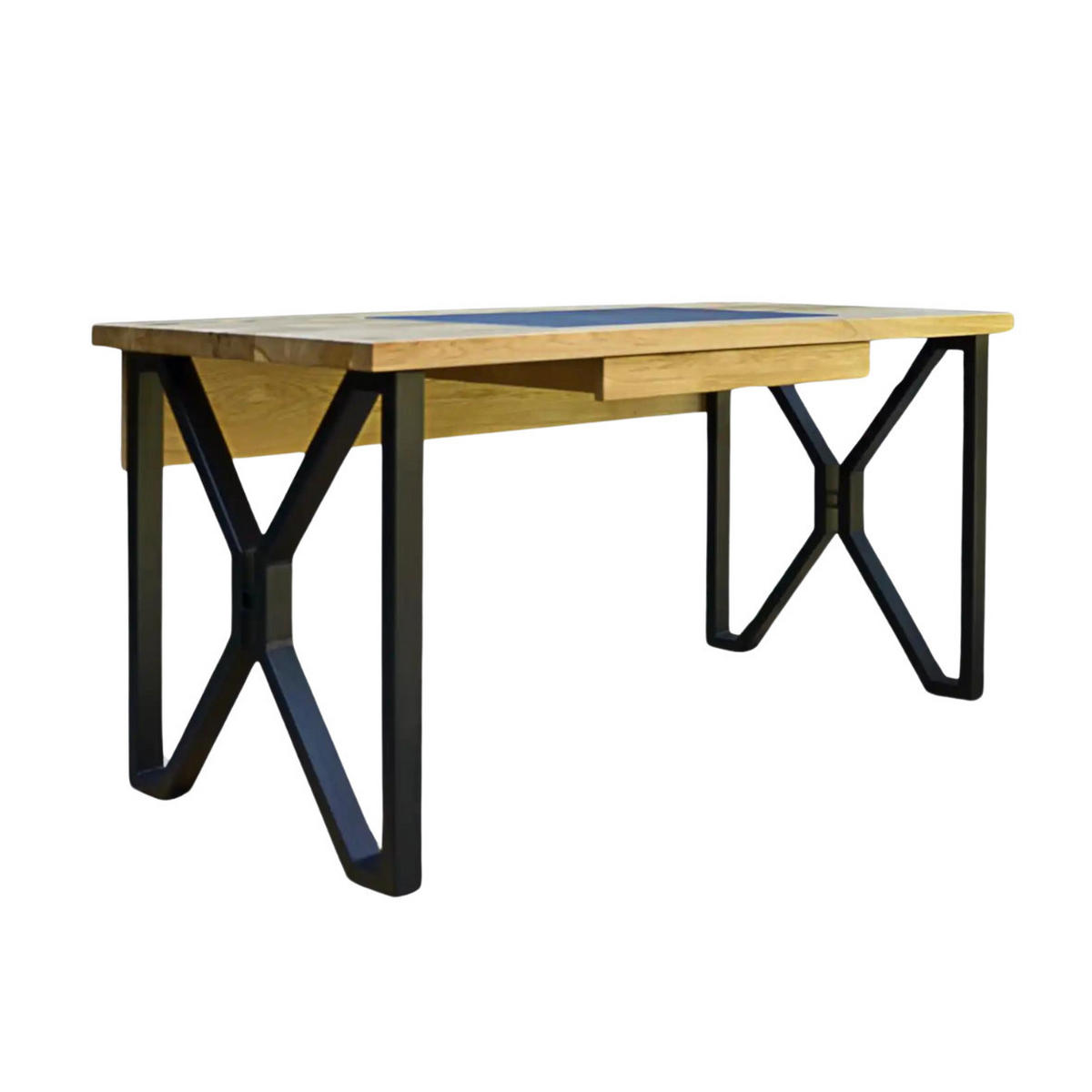 SCHREIBTISCH mit Schubladen zum Büro GORAN I - Eichefarben, Holz (70/150/75cm) - Rawood Furniture