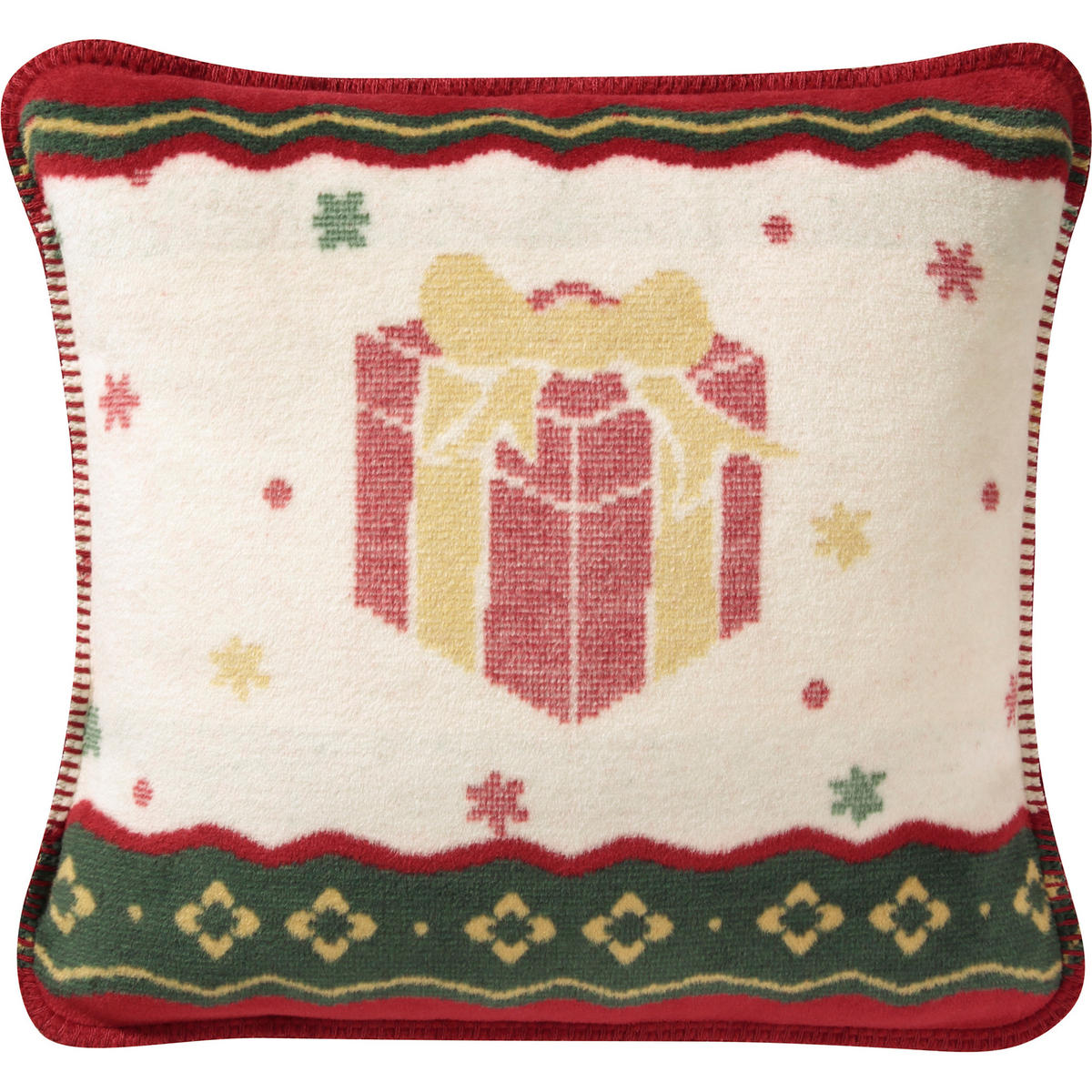 KISSENHÜLLEN TOY'S DELIGHT PRESENT CREME - Beige/Rot, Textil (50/50cm) - Villeroy & Boch