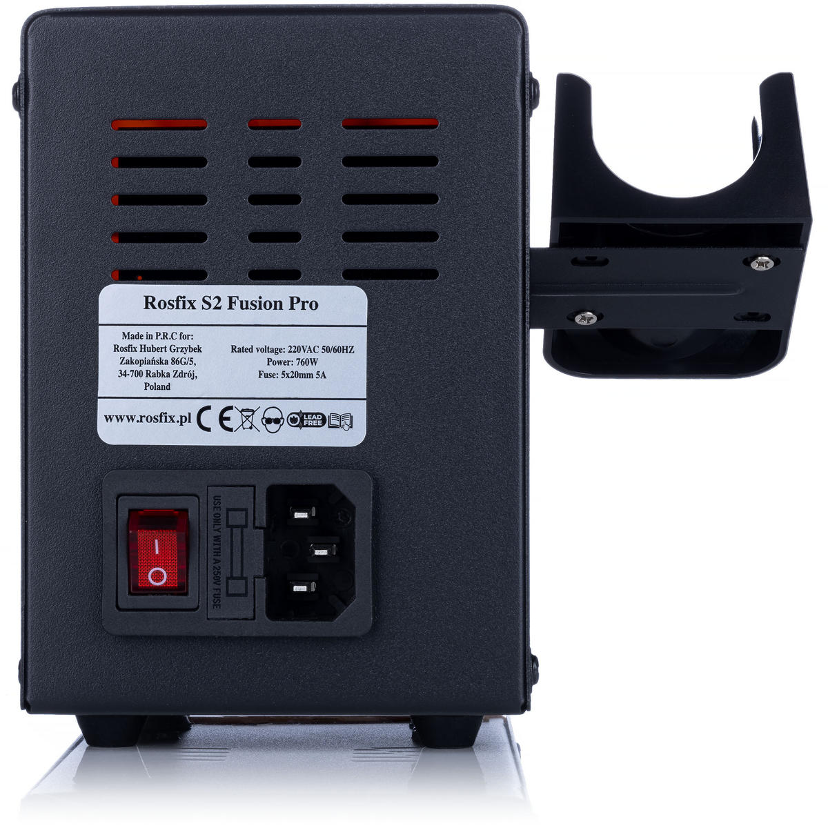 LÖTSTATION S2 Fusion Pro - 760W, Hot Air 700W, Lötkolben 60W, 100-500°C, ESD SAFE - Multicolor, Metall (10/10/10cm)