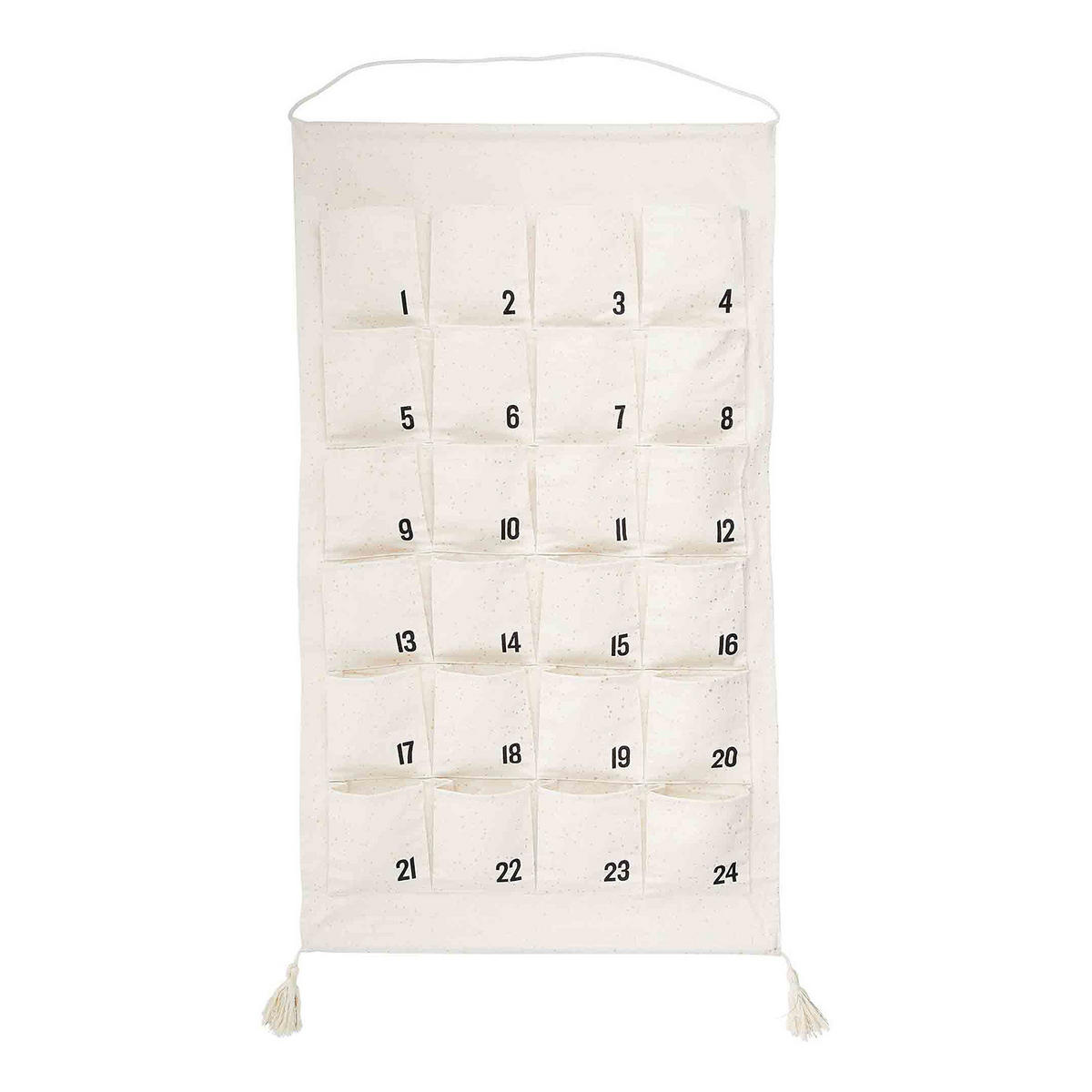 ADVENTSKALENDER Santa Is Coming - Beige/Goldfarben, Textil (71/71/123cm) - Butlers