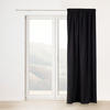 FERTIGVORHANG mit Schlaufenband schwarz 140 x 280 cm - Schwarz, Textil (140/280/1cm) - Dekoria