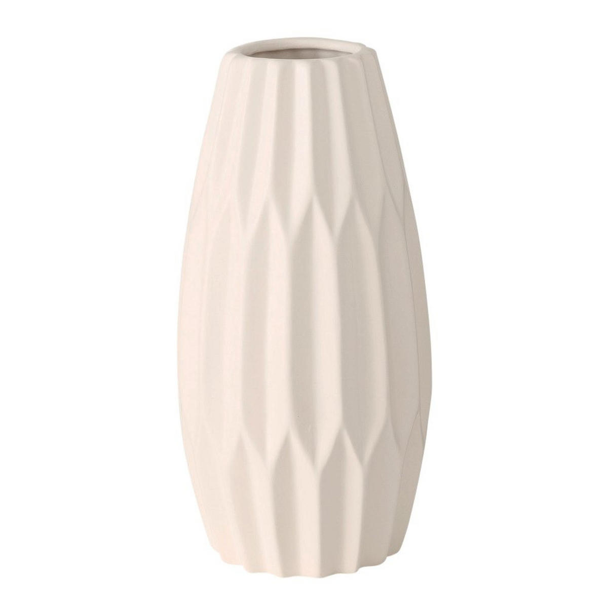 VASE Aquarel 26 cm - Creme, Keramik (26cm) - Boltze Home
