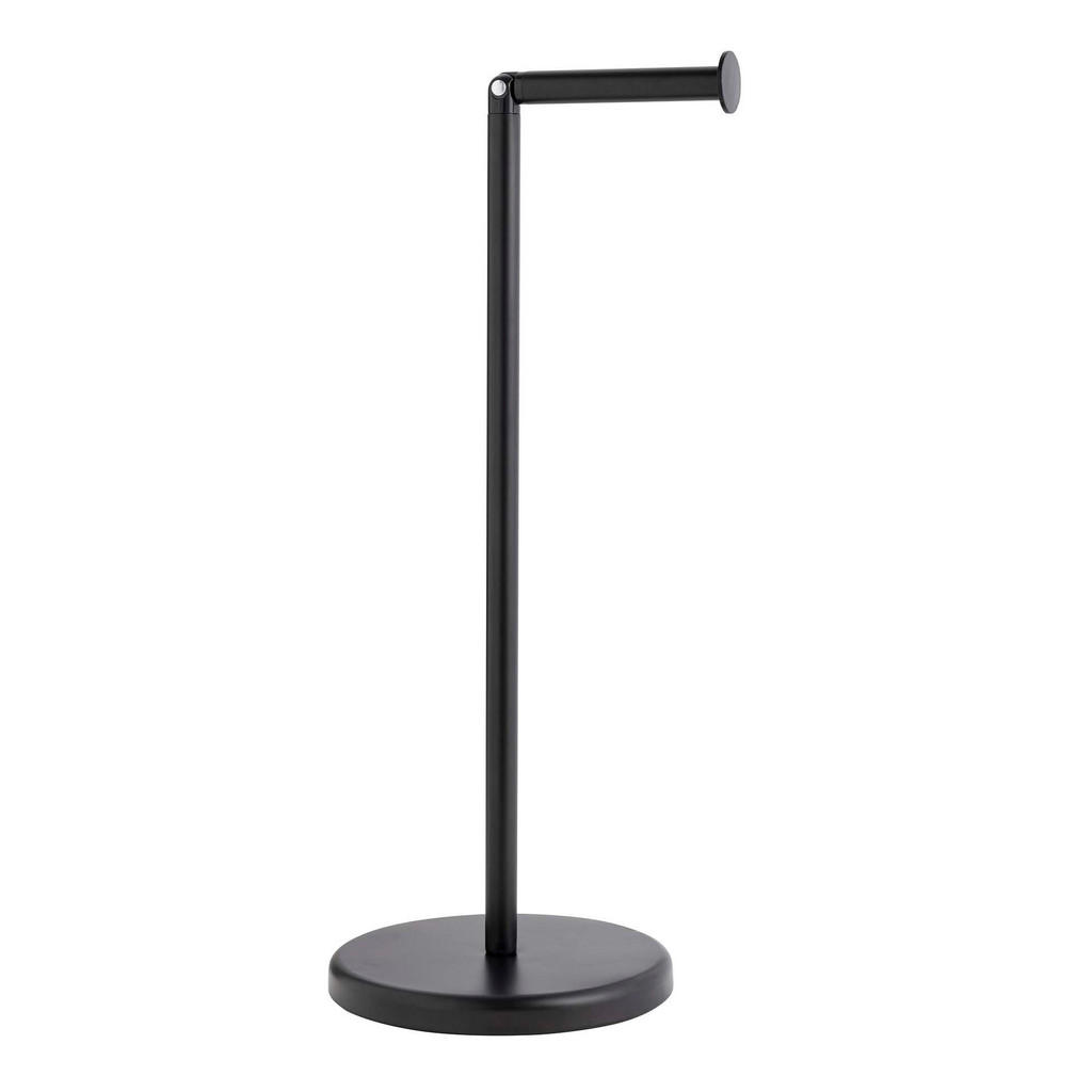 Thumbnail - Douceur d´intérieur Toilettenpapierhalter, Schwarz, Metall, 20.5x55.5x20.5 cm, Badezimmer, ,