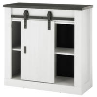 KOMMODE Shelton-61 - Weiß, Holzwerkstoff (93/91/38cm) - Lomado