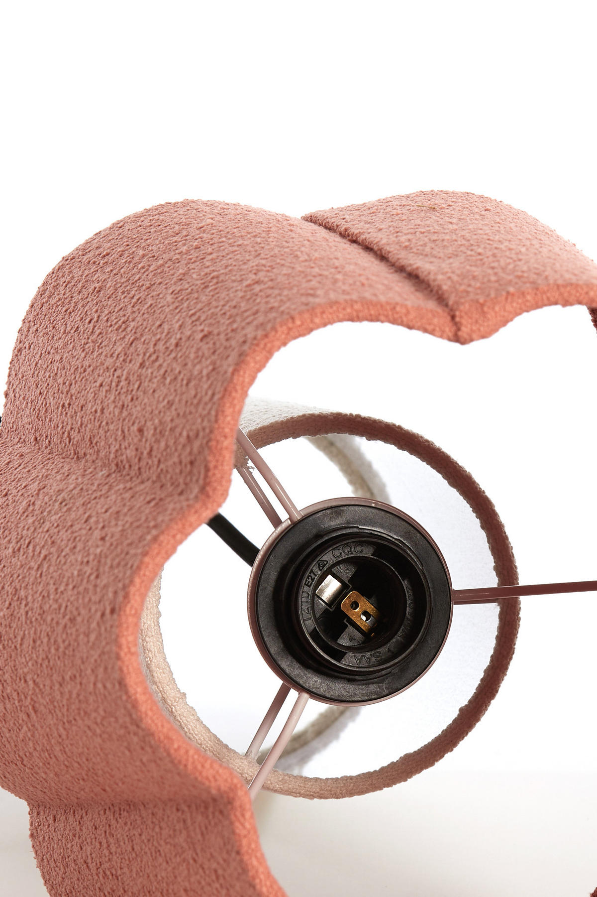 TISCHLAMPE Musaby Rosa Ø25/50 cm - Pink, Textil (25/25/48.5cm) - Light & Living