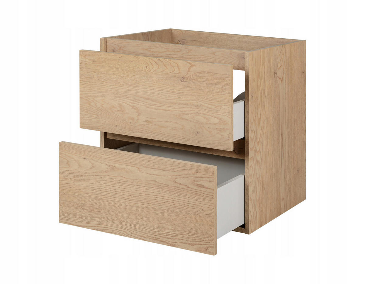 WASCHBECKUNTERSCHRANK SIMPLE 120cm Eichen Craft - Eiche Artisan, Holz (120/62/46cm) - Rodan