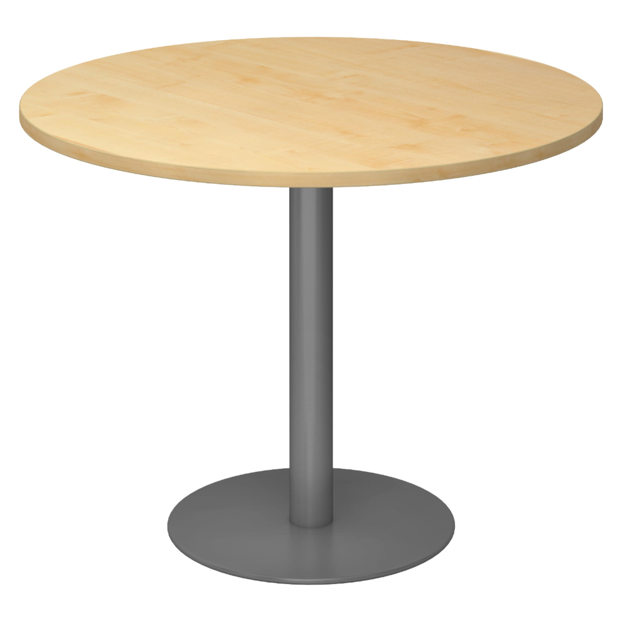 PAUSENTISCH groß STF 100/100/74,5 cm in Ahornfarben/Graphitfarben - Ahornfarben/Graphitfarben, Holzwerkstoff (100/100/74.5cm) - bümö