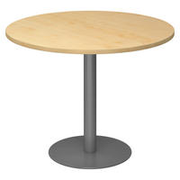 PAUSENTISCH groß STF 100/100/74,5 cm in Ahornfarben/Graphitfarben - Ahornfarben/Graphitfarben, Holzwerkstoff (100/100/74.5cm) - bümö