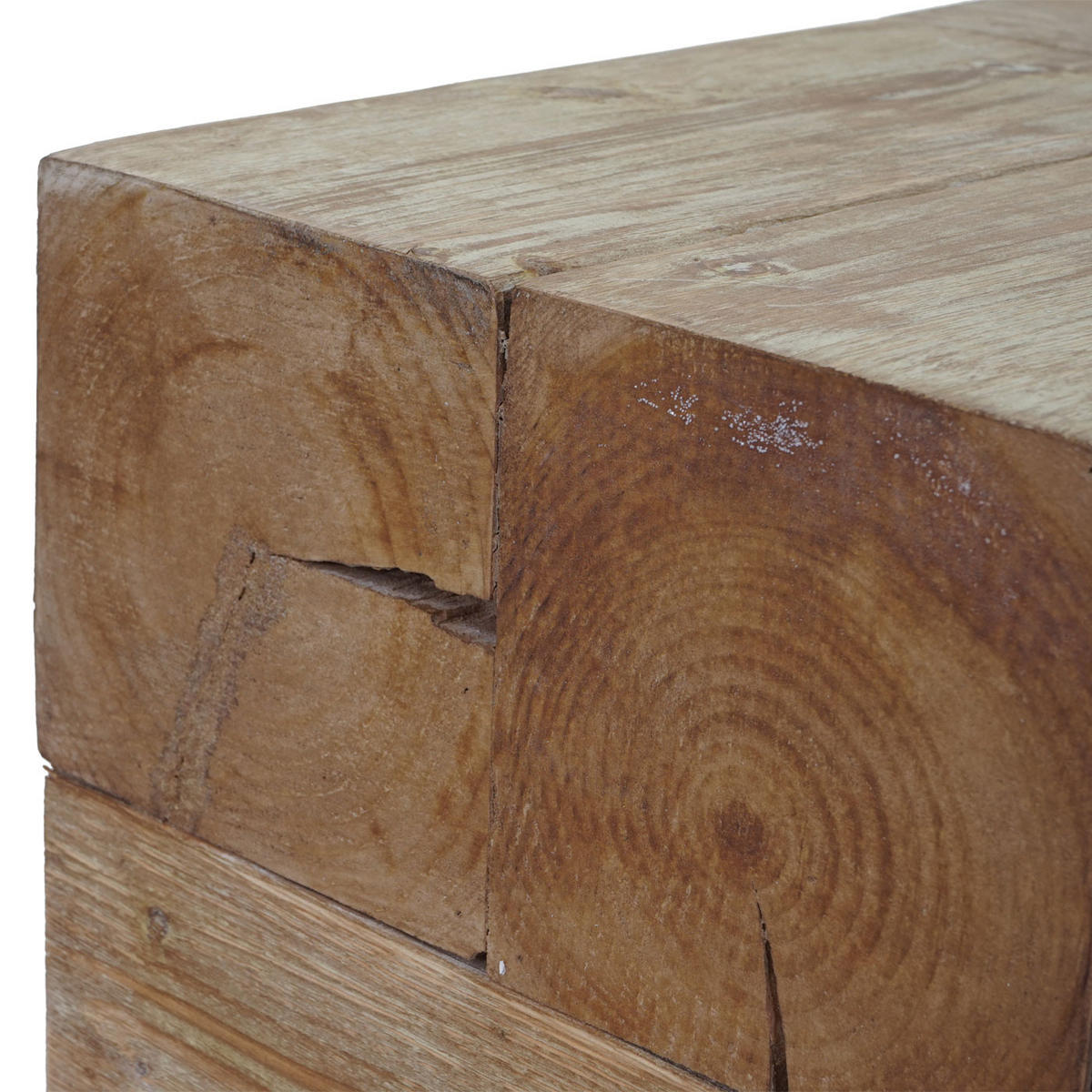 COUCHTISCH A15C MASSIVHOLZ quadrat Braun - Braun, Holz (60/60/30cm) - MCW
