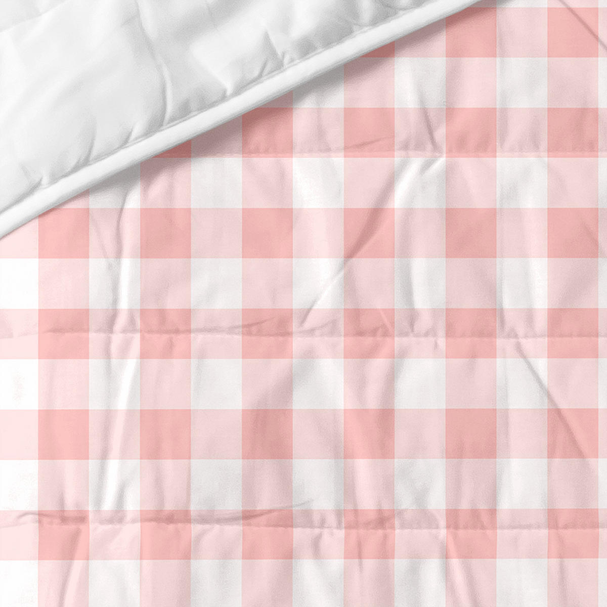TAGESDECKE vichy 100x130 cm (kinderbett) rosa - Pink, Textil (100/130cm) - Happy Friday