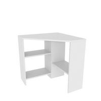 ECK-COMPUTERTISCH Alison Weiß - Weiß, Holzwerkstoff (72/72/73.8cm) - Decorotika