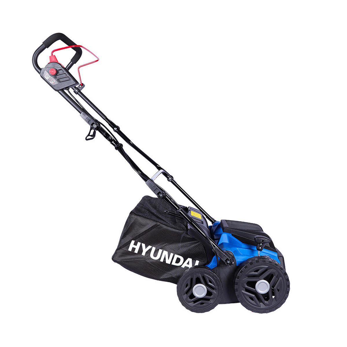 ELEKTRO-VERTIKUTIERER SC3601E Rasenlüfter (36 cm, 1500 W, 45L Fangkorb, Lüfter) - Blau, Kunststoff (62/103/117cm) - HYUNDAI