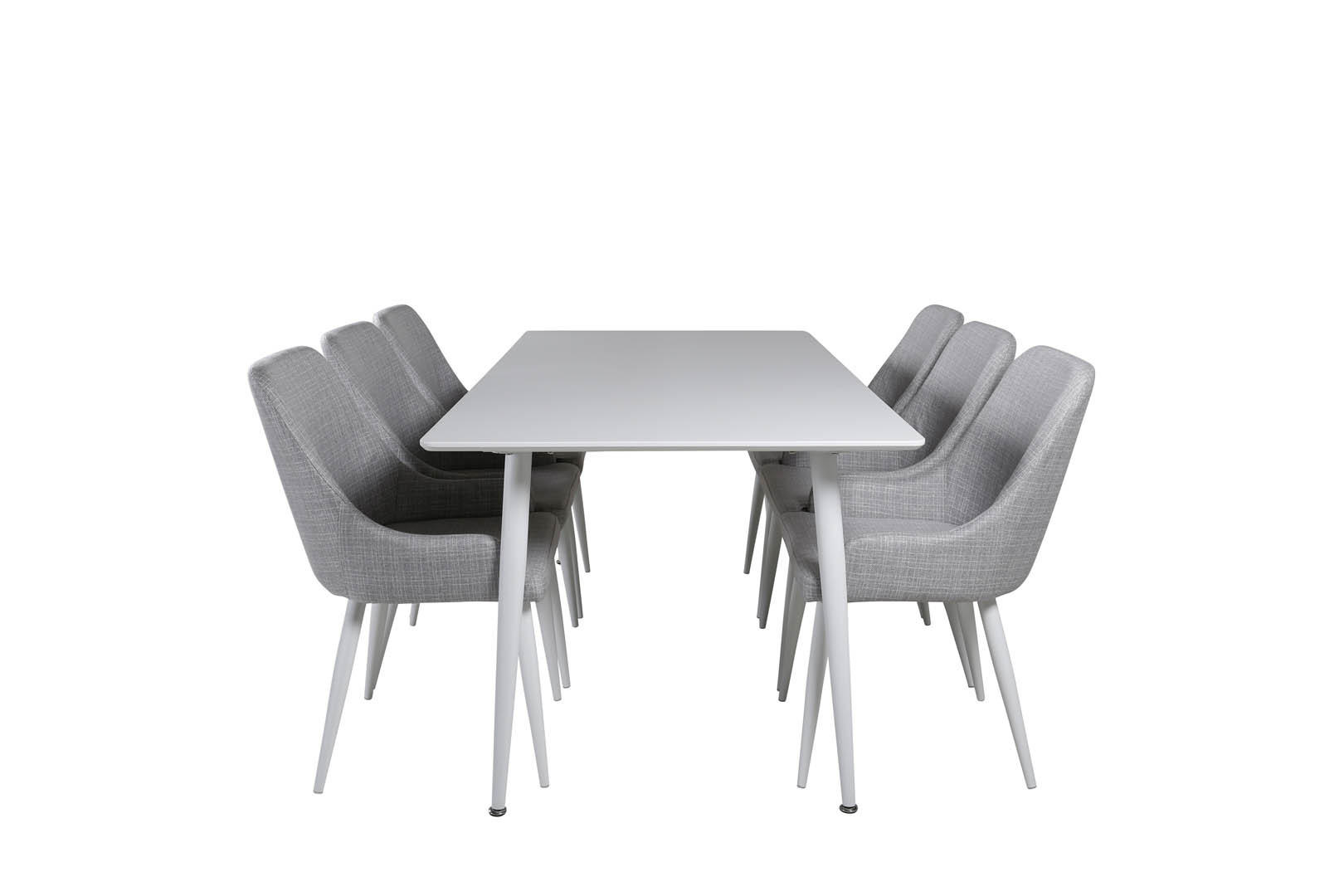 TISCHGRUPPE Grau - Grau, Holzwerkstoff (90/75/180cm) - ebuy24