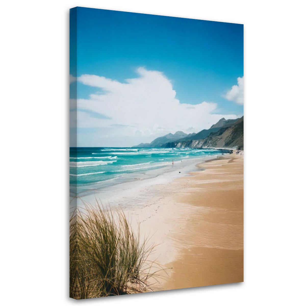 LEINWANDBILD Landschaften 80x120cm - Blau, Textil (80/120cm) - Feeby