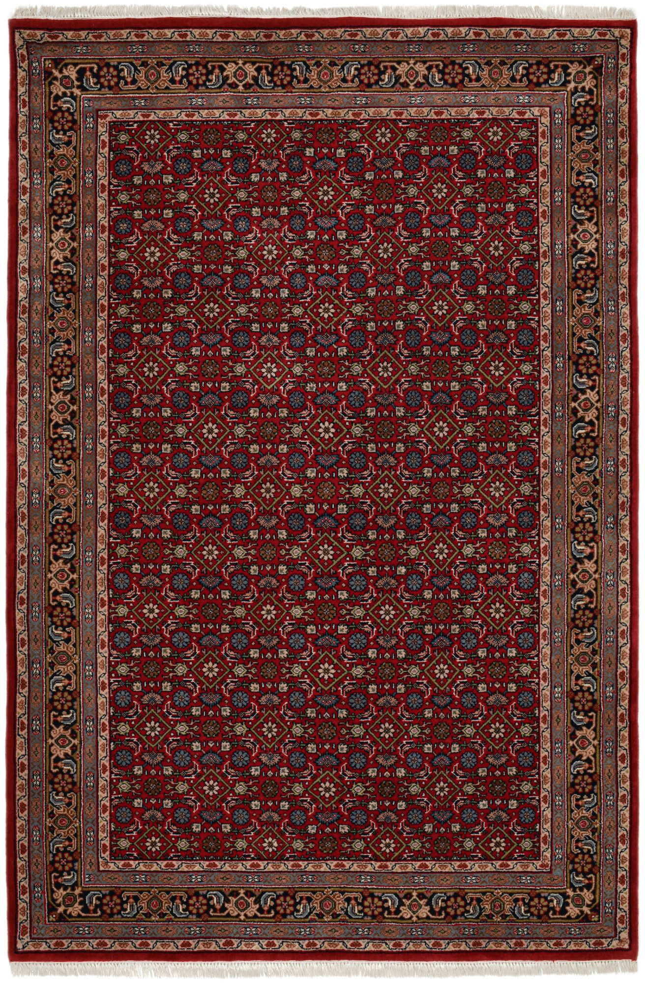 ORIENTTEPPICH Indo Herati, klassisch, strapazierfähig 170x240 cm - Rot, Textil (170/240cm) - Rug and Roll