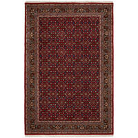 ORIENTTEPPICH Indo Herati, klassisch, strapazierfähig 40x60 cm - Rot, Textil (40/60cm) - Rug and Roll