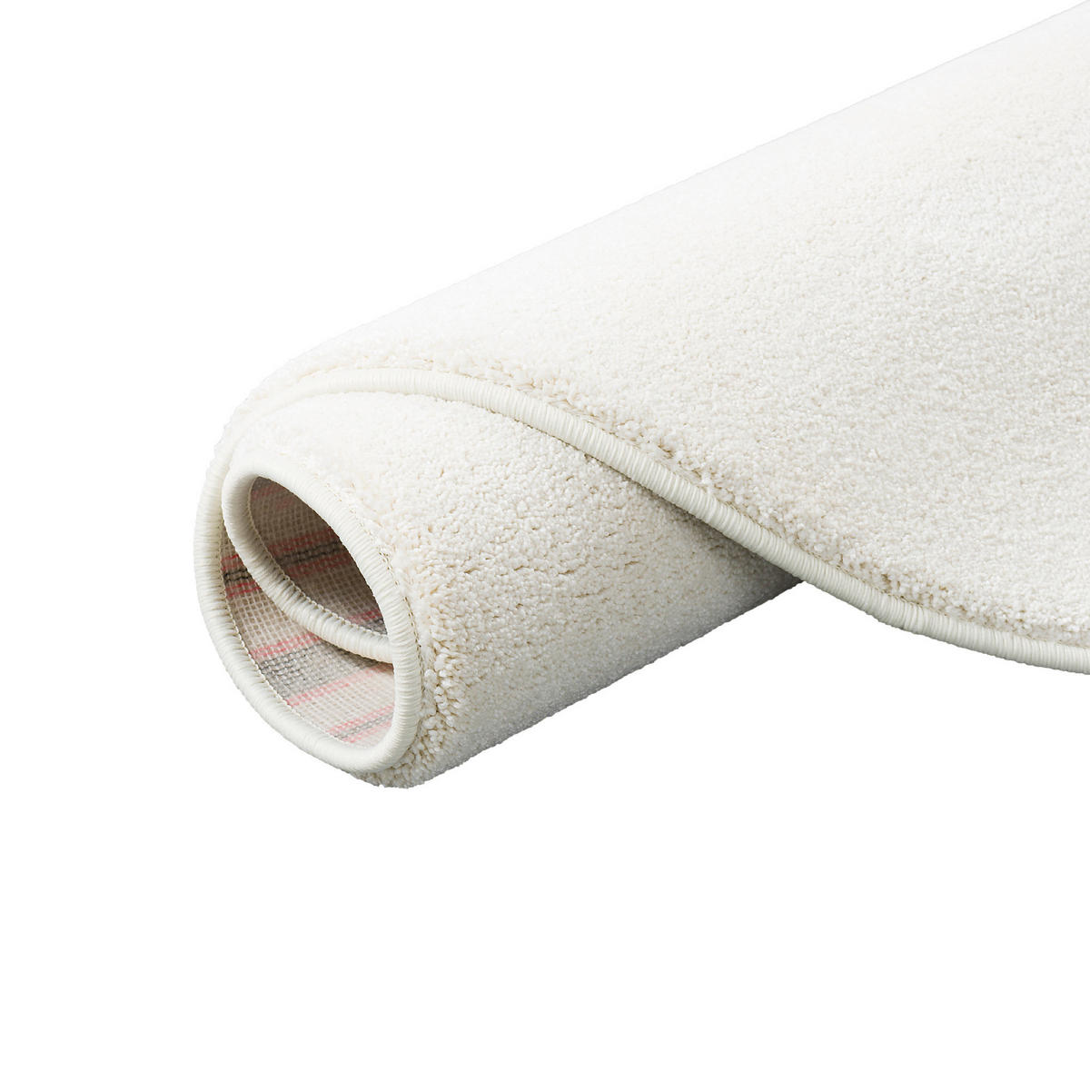 HOCHFLOR LUXUS VELOURS TEPPICH TOUCH RUND - Creme, Textil (200/200cm) - Snapstyle