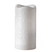 LED-MINI-WEIHNACHTSLICHTPROJEKTOR FLAGS - Weiß, Kunststoff (0.01/0.01/1cm) - LAALU