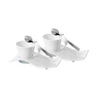 KAFFEE-SET NewWave Caffè weiß 240 ml 2er Set - Weiß, Keramik (14/14.5/20cm) - Villeroy & Boch