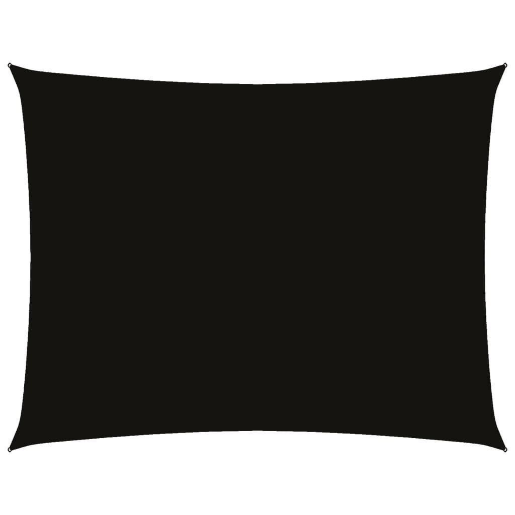 SONNENSEGEL Oxford-Gewebe Rechteckig 2x3,5 m Schwarz - Schwarz, Textil (350/200cm) - furnicato