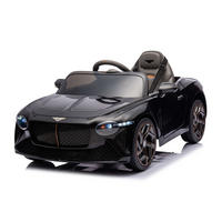 ELEKTROAUTO Bently schwarz Bacalar EVA-Reifen Gurt, MP3, USB, 2 Motoren - Schwarz, Kunststoff (108/65/45cm) - Kikka boo