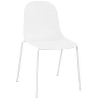 STAPELSTUHL Kunststoff Weiß - Weiß, Kunststoff/Metall (51/85/55cm) - CLP