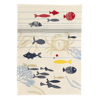KÜCHENTUCH Océan ekrü 50 x 70 cm - Weiß, Textil (50/70cm) - Winkler