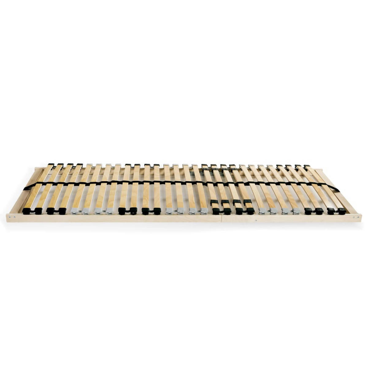 LATTENROST Mit 28 Latten 7 Zonen 90/200 Cm - Naturfarben/Braun, Holz (90/200cm) - vidaXL