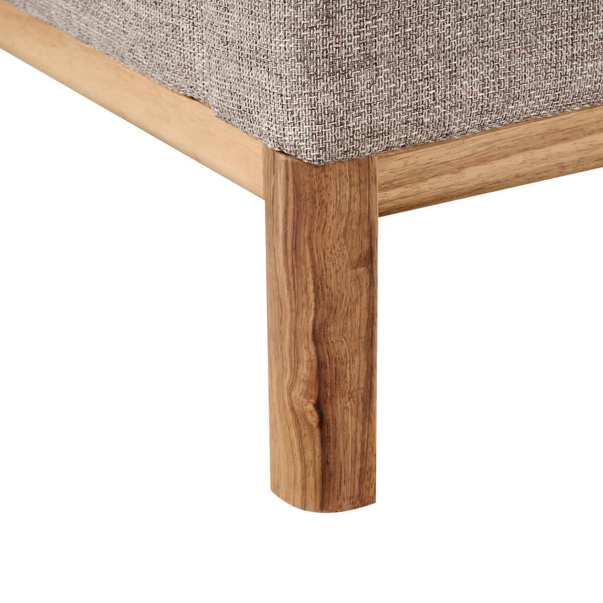 POHOVKA 3-místná Látka Světle hnědá Sosjo - světle hnědá, textil (219/74/83cm) - Beliani