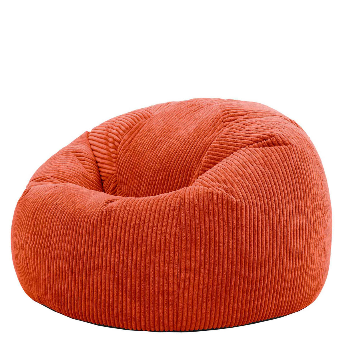 SITZSACK Klassisch Kingston, Cord - Terracotta, Textil (85/50/85cm) - icon