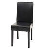 ESSZIMMERSTUHL Schwarz, Schwarz - Schwarz, Leder (43/90/56cm) - MCW