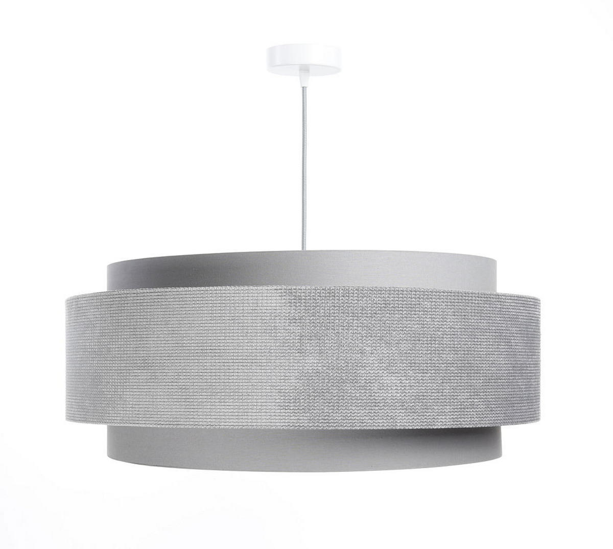 HÄNGELEUCHTE Grau 60/25 cm - Grau, Kunststoff (60/1/25cm) - ONZENO