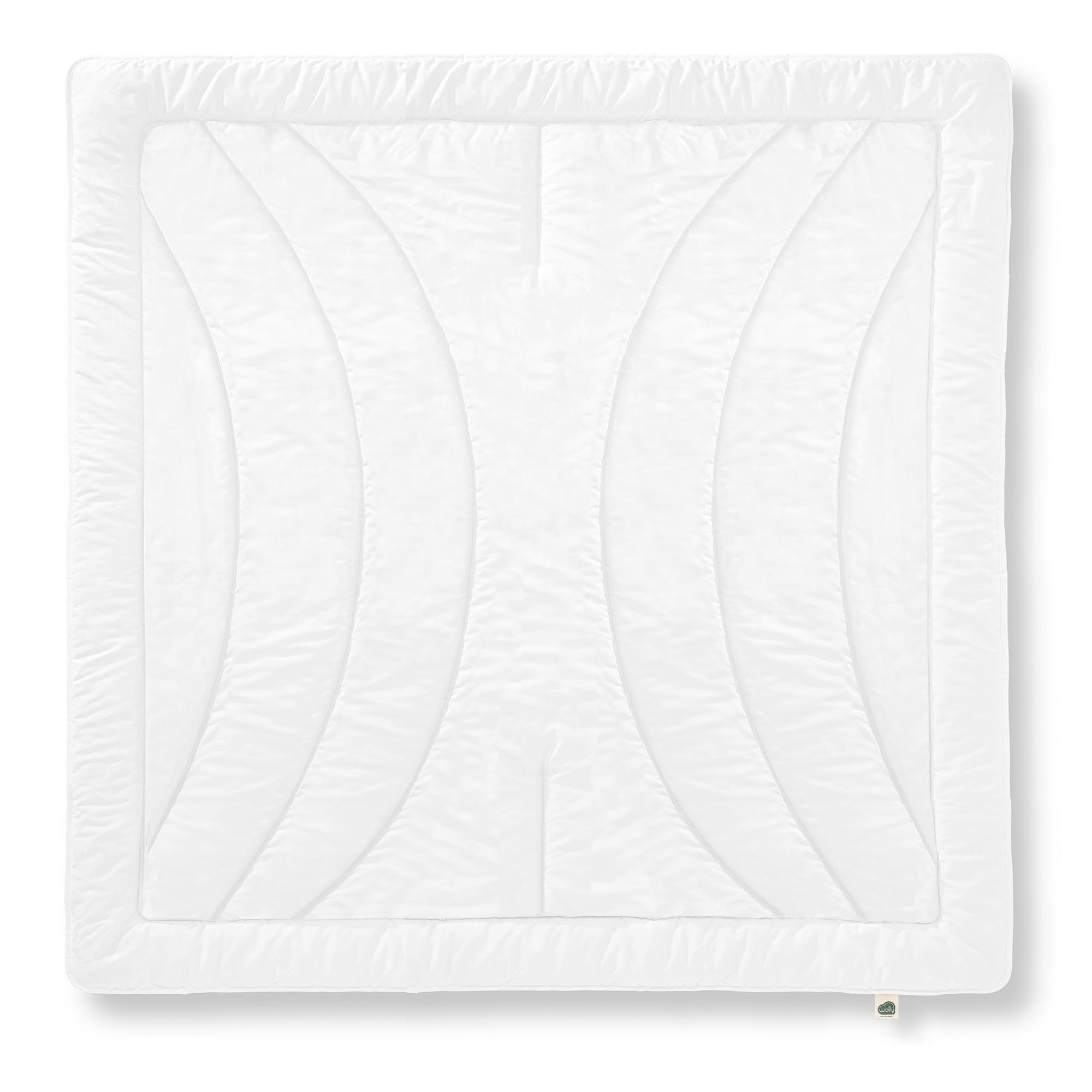 GANZJAHRESBETTDECKE MERINOWOLLE Schurwolle medium - Weiß, Naturmaterialien/Textil (200/200cm) - wolly