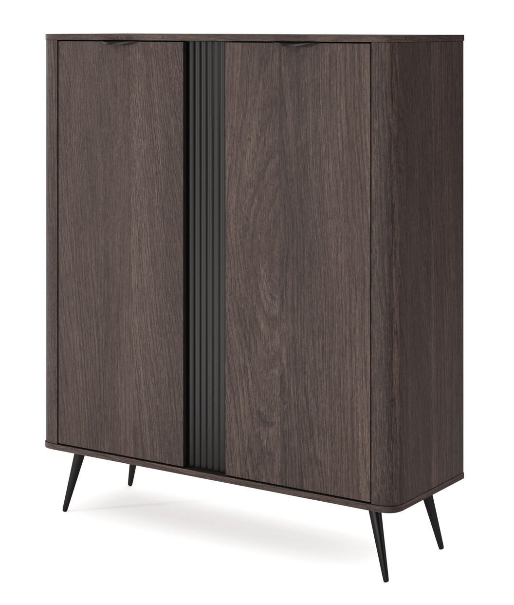 KOMMODE Braun 113 cm Estera mit 2 Türen, Eiche Dunin - Eichefarben, Holz (113/134/38cm) - Emporius