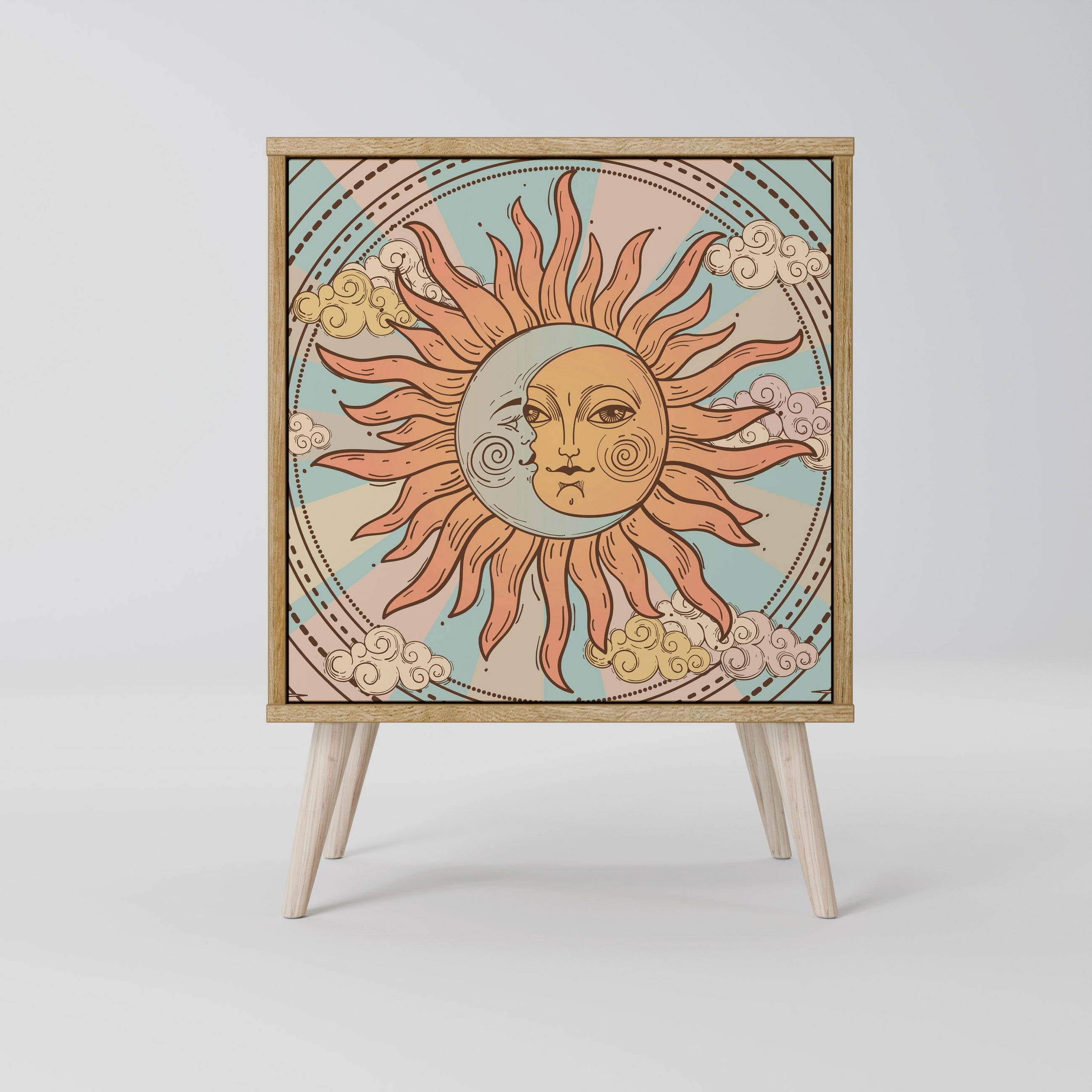 SpaceRebels Sideboard Eiche 57.5x77.5x42 cm