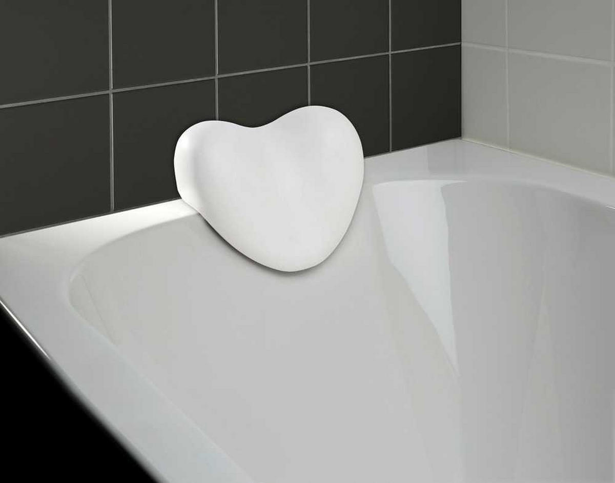 BADEWANNENKISSEN 11/20,5/25 cm - Weiß, Kunststoff (20.5/11cm) - Wenko