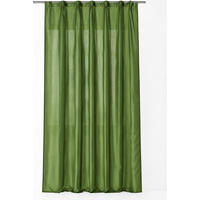 VORHANG Kräuselband 140/245 cm Dunkelgrün Wildseiden Optik - Dunkelgrün, Textil (140/245cm) - TiborTex