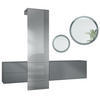 GARDEROBE DualVista Grau Hochglanz - Grau, Holzwerkstoff (208/193/35cm) - Vladon