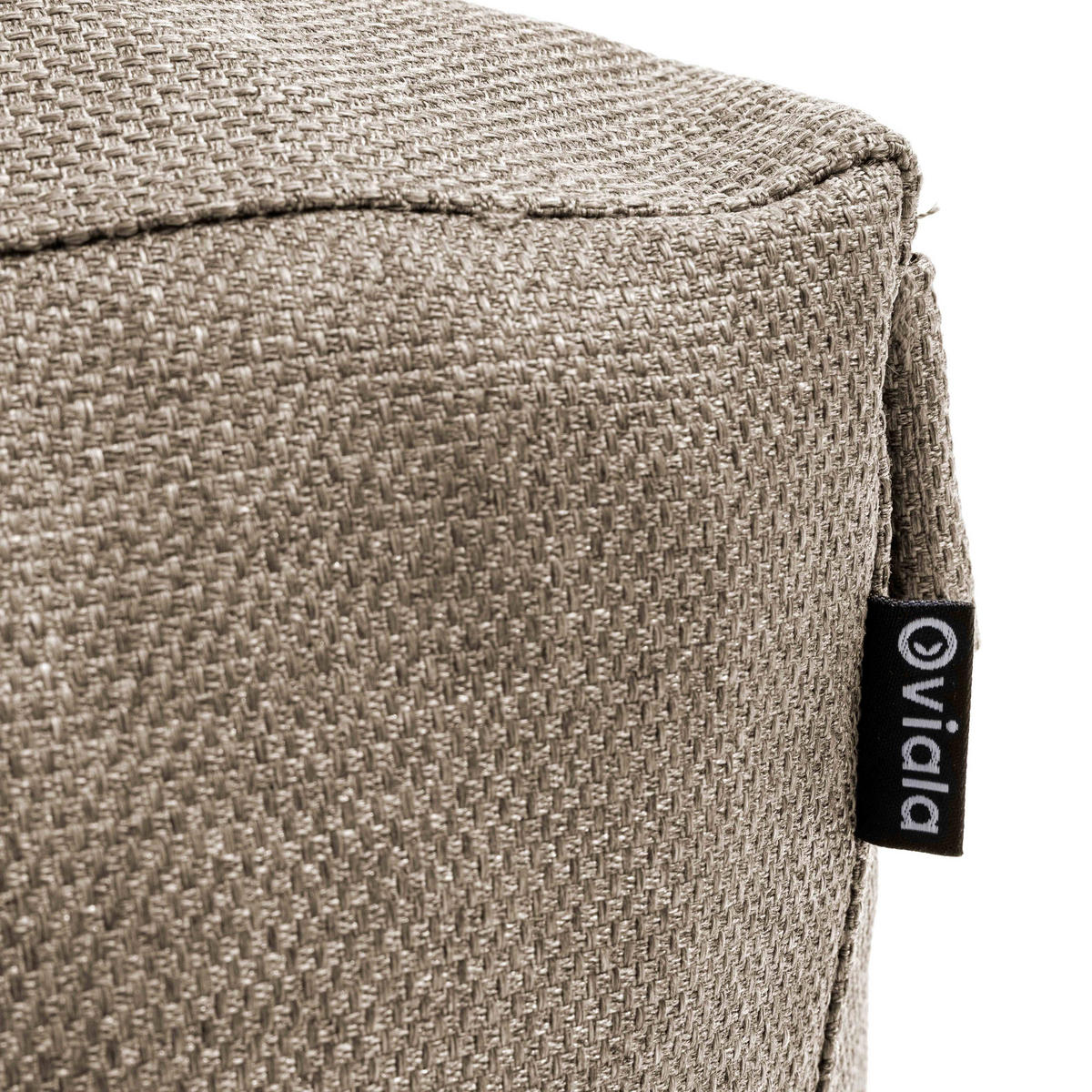 ECKSESSEL, Sandfarbe - Beige, Textil (85/65/85cm) - Oviala