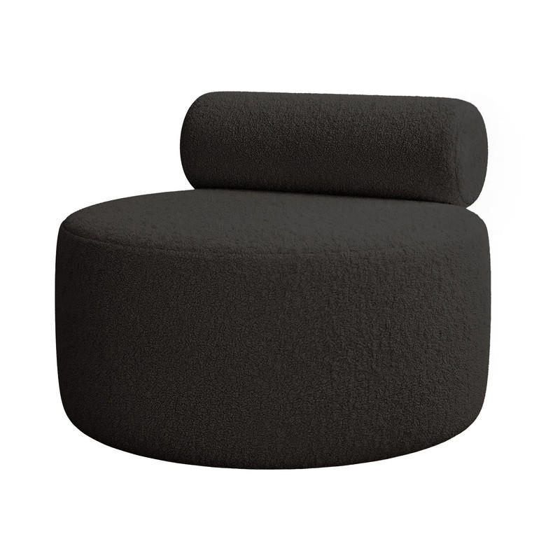 SESSEL CHERRY 90/78 cm, in Anthrazit - Anthrazit, Textil (90/78/90cm) - Idohome