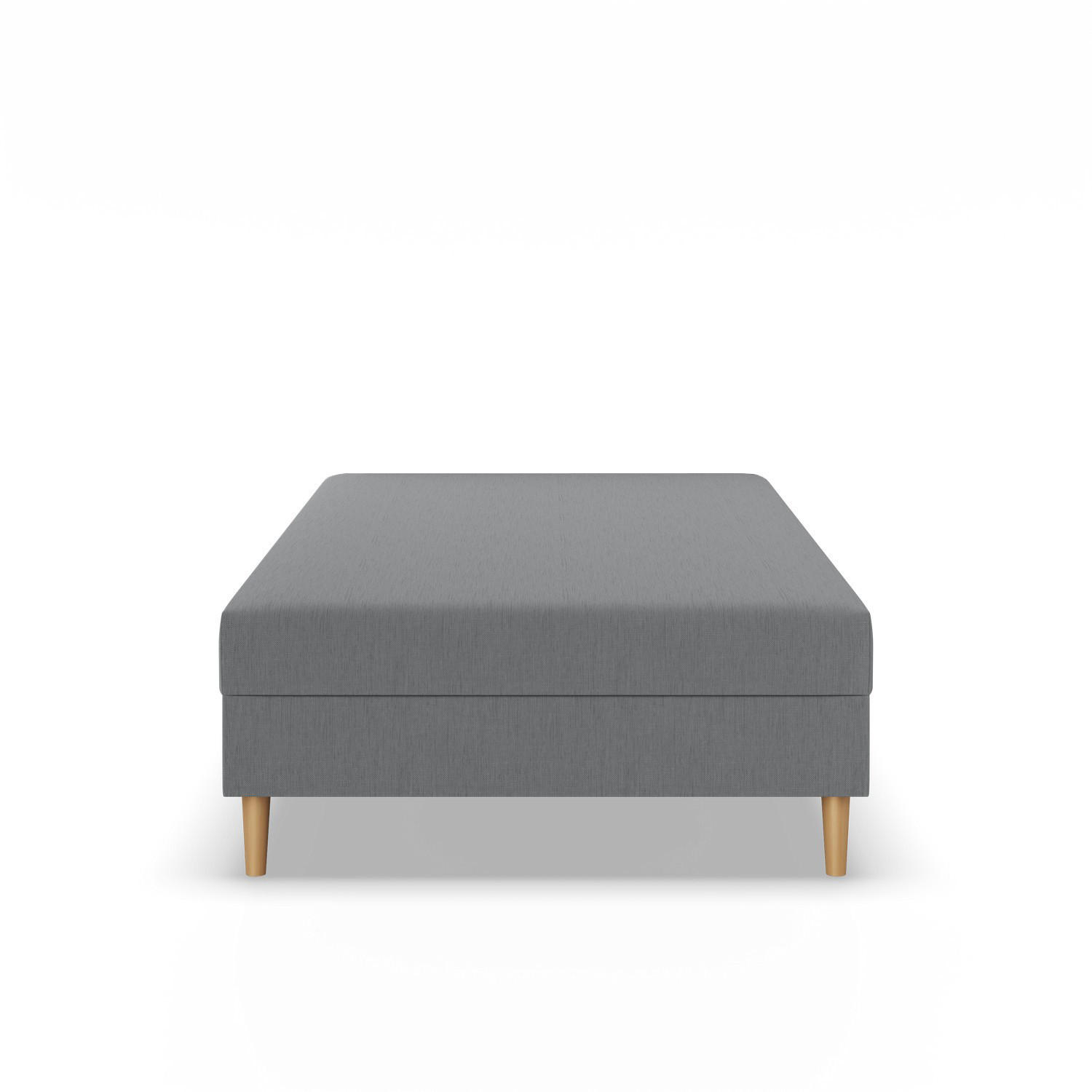 BOXBETT 80x200 CASPE, Grau - Hellgrau, Textil (80/200cm) - Mebligo