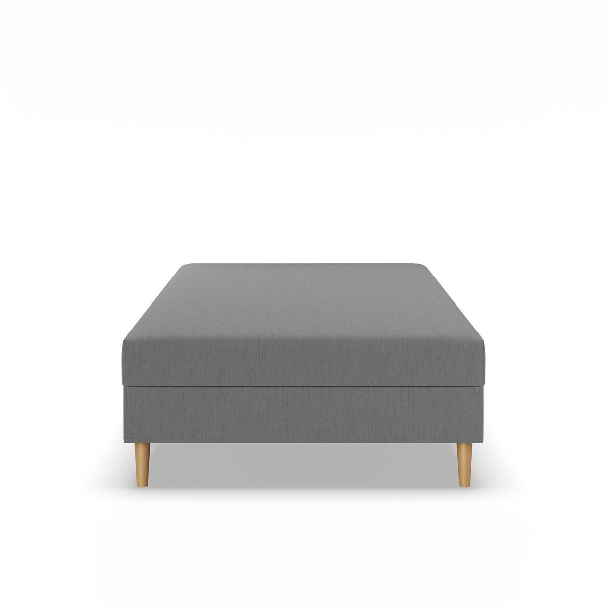 BOXBETT 80x200 CASPE, Grau - Hellgrau, Textil (80/200cm) - Mebligo