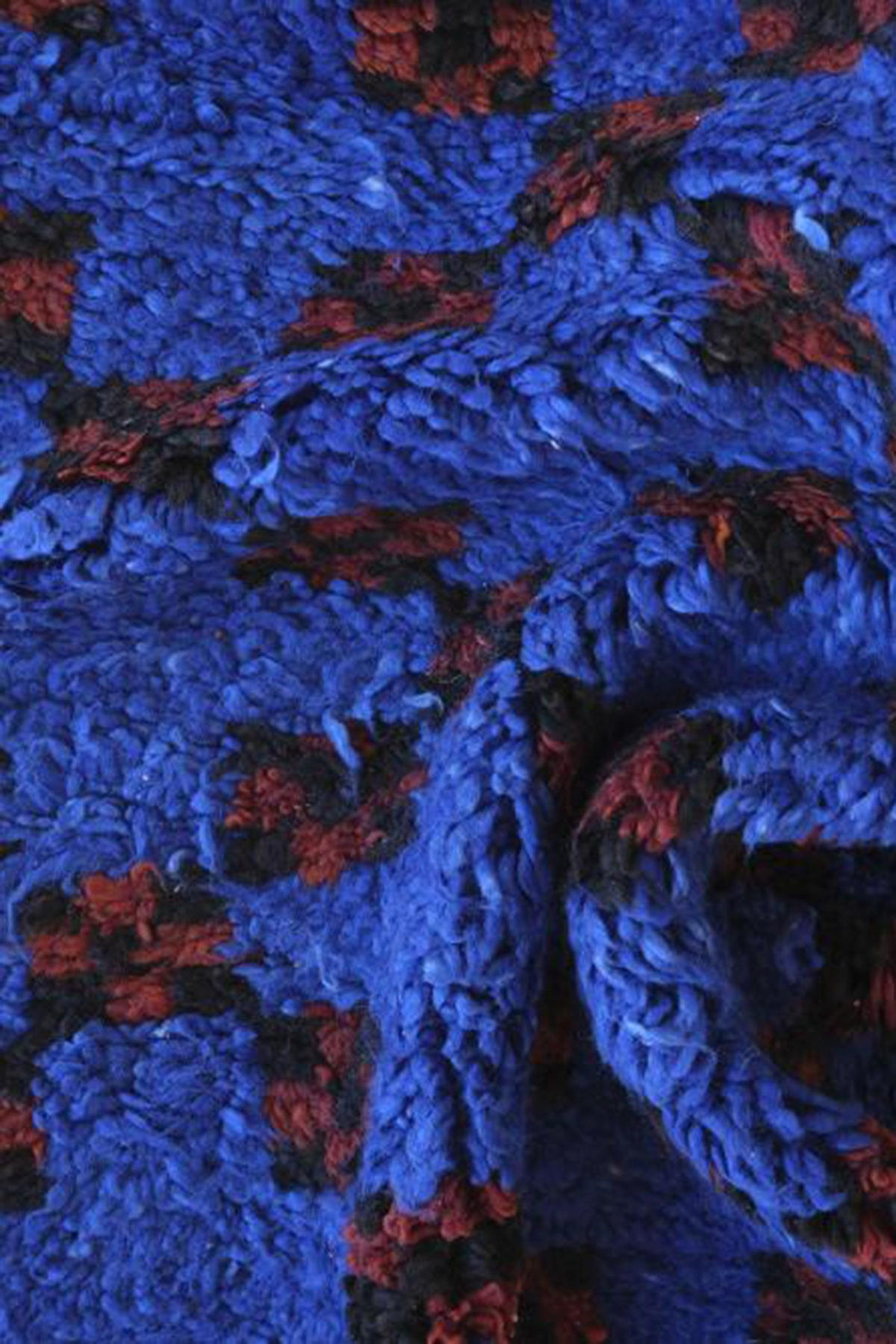 BERBERTEPPICH aus reiner Wolle 190x 380 cm - Blau, Naturmaterialien (190/380cm) - AFK Living