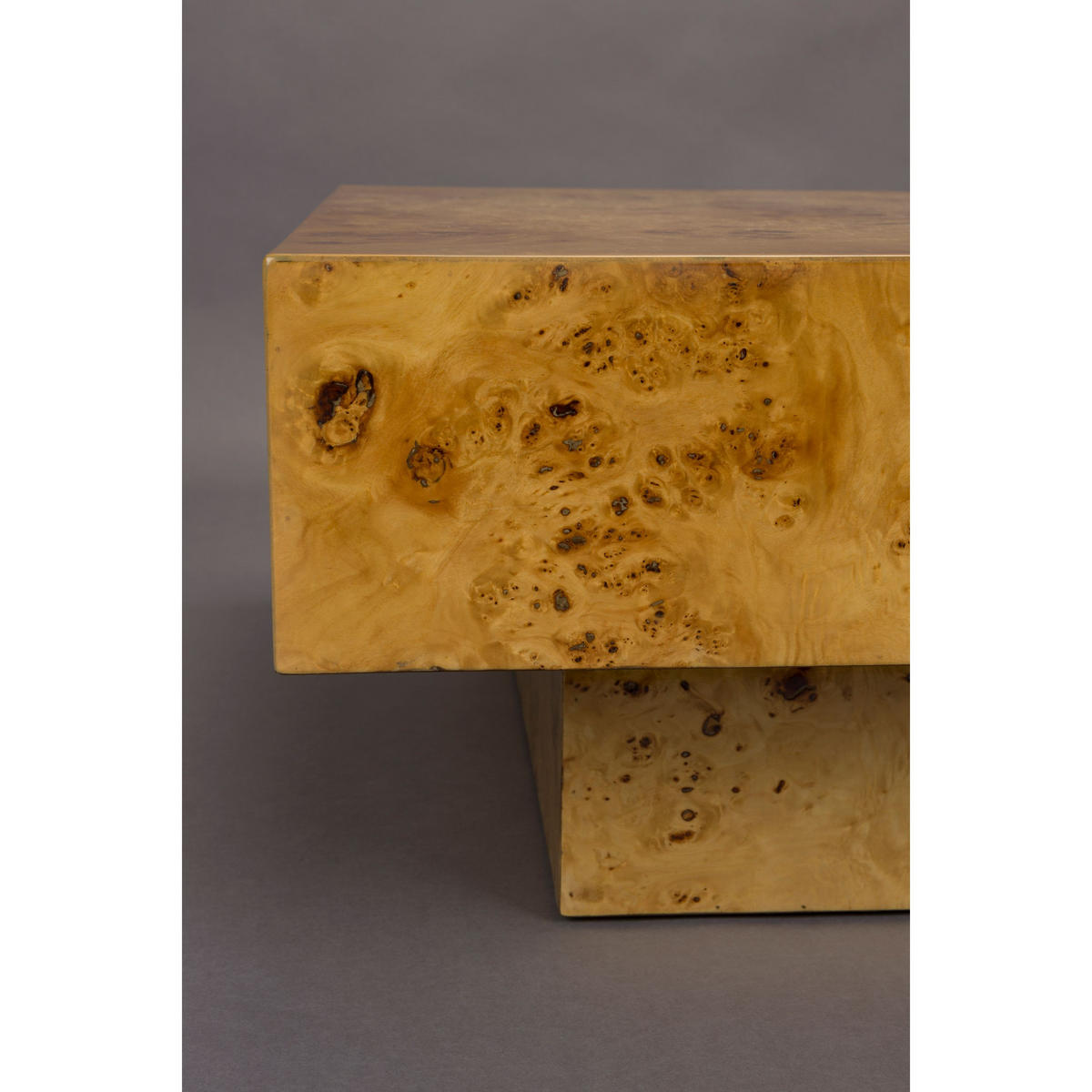 COUCHTISCH Quinn 90x90 cm Natur - Naturfarben, Holz (90/90/39cm) - Dutchbone