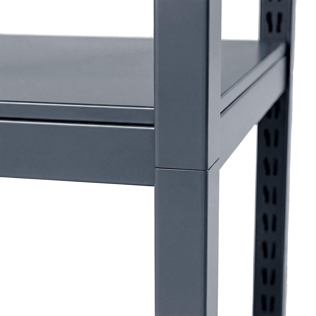 METALLREGAL JOHNNY - Anthrazit, Metall (80/180/42cm) - Jan Nowak