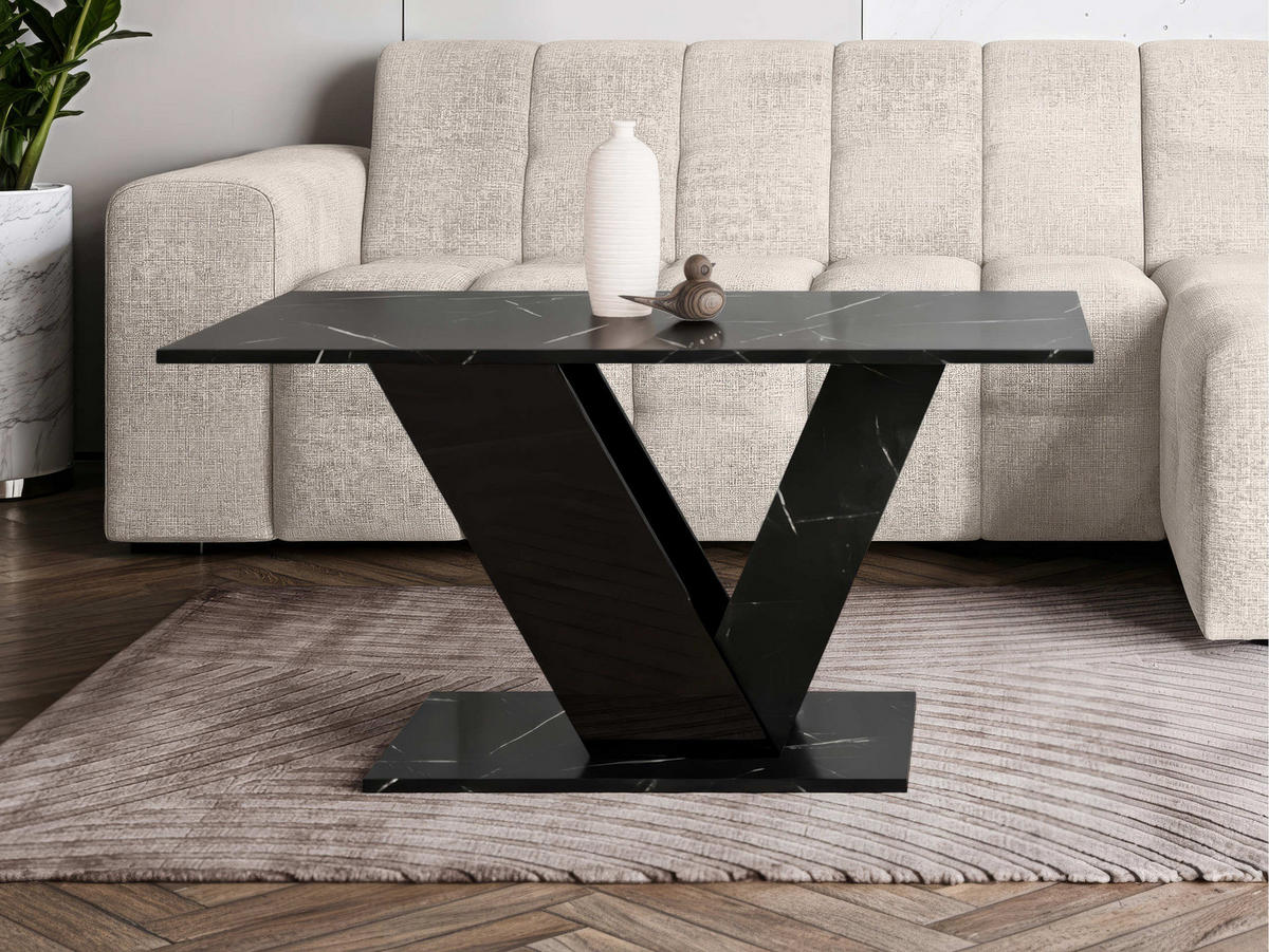 COUCHTISCH Dubai - Schwarz, Holzwerkstoff (60/100/55cm) - MIRJAN24