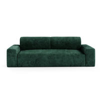 SOFA Fabio 3 Sitzplätze Grün - Grün, Holz (260/82/102cm) - Petits-meubles