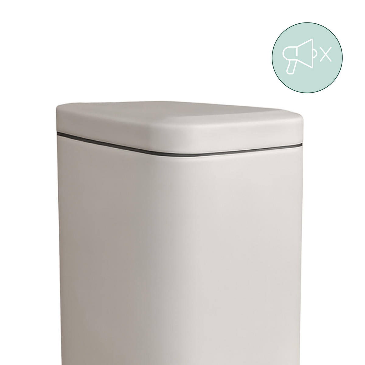 BAD-MÜLLEIMER - Multicolor, Kunststoff/Metall (14/29.5/26cm) - Relaxdays