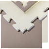 BODENSCHUTZMATTE 90x90x2,5 cm, Braun, 3er Set - Braun, Kunststoff (90/90cm) - eyepower